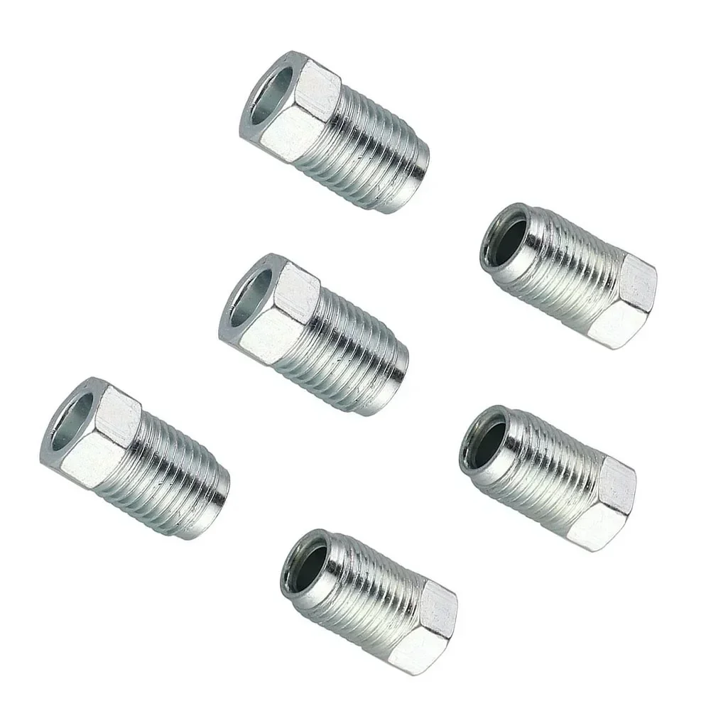 Kits Metric Nuts Fittings M12mm X1mm Silver Unions Master 3/16\