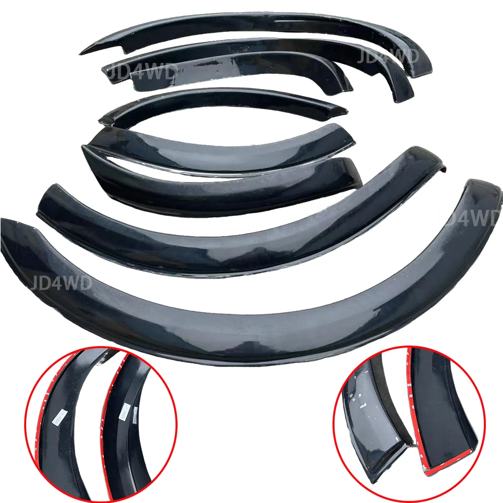 

For Ford Everest 2015-2021 Mudguards Wide Body Wheel Arch Fender Flares Matte Black ABS Plastic Wheel Arch Covers 4x4 SUV Models
