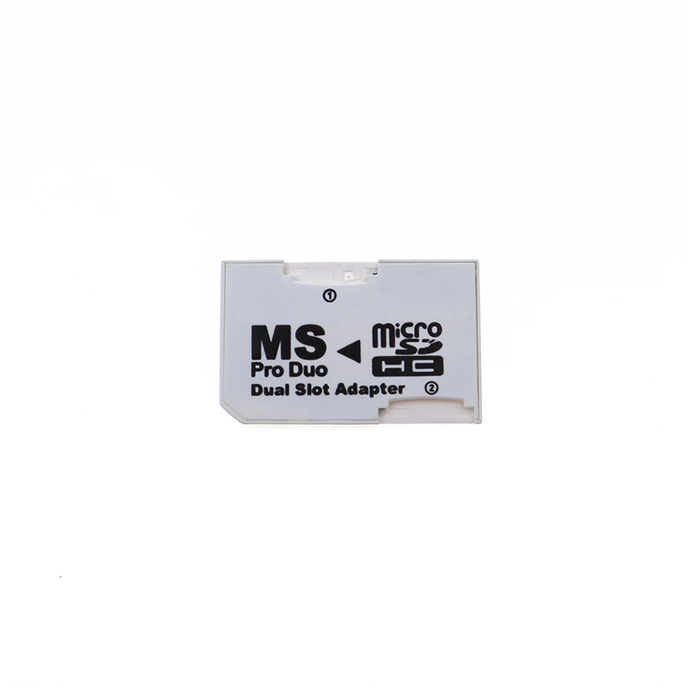 1-10PCS Memory Stick Pro Duo Card Reader For PSP TF to MS Card Adapter Converter Parts Accessories