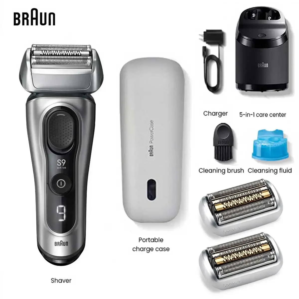 Braun Electric Shaver Reciprocating Razor Rechargeable Men's