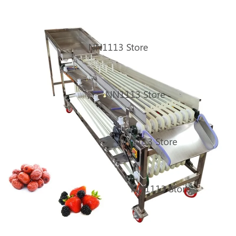 

Wholesale Price Multifunction Stainless Steel Automatic Silicone Belt Type Red Jujube Sorter/Sand Fruit Grading Equipment Model