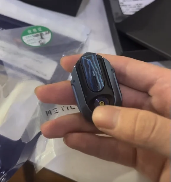 EDC METILIS Titanium Blue 3.0 Titanium Alloy+zircuti fidget slider decompression toy
