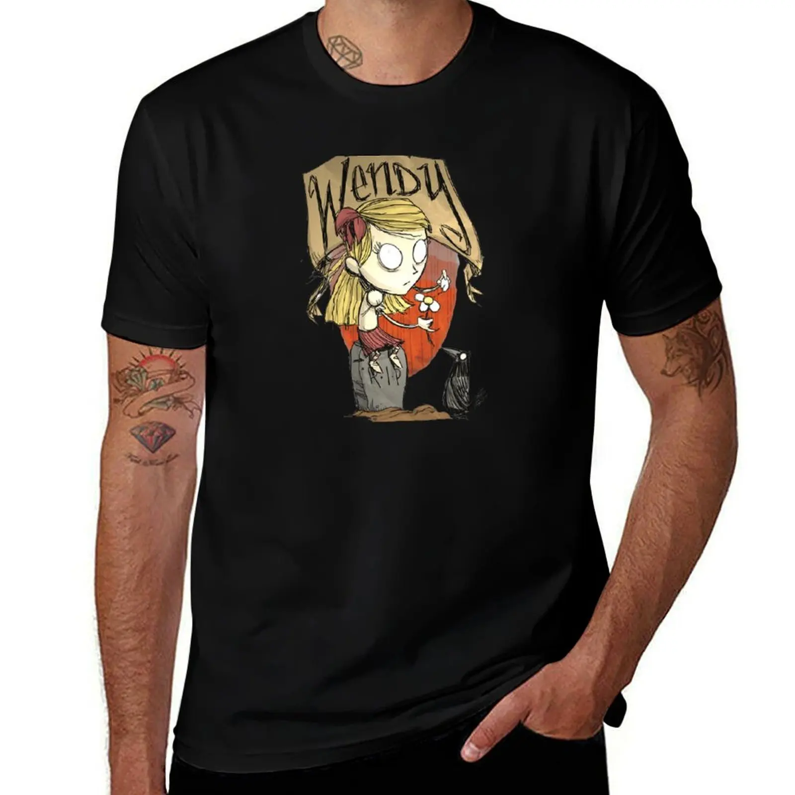 

Don't Starve, Wendy T-Shirt Casual Fashion Short Sleeve Cotton T-Shirt