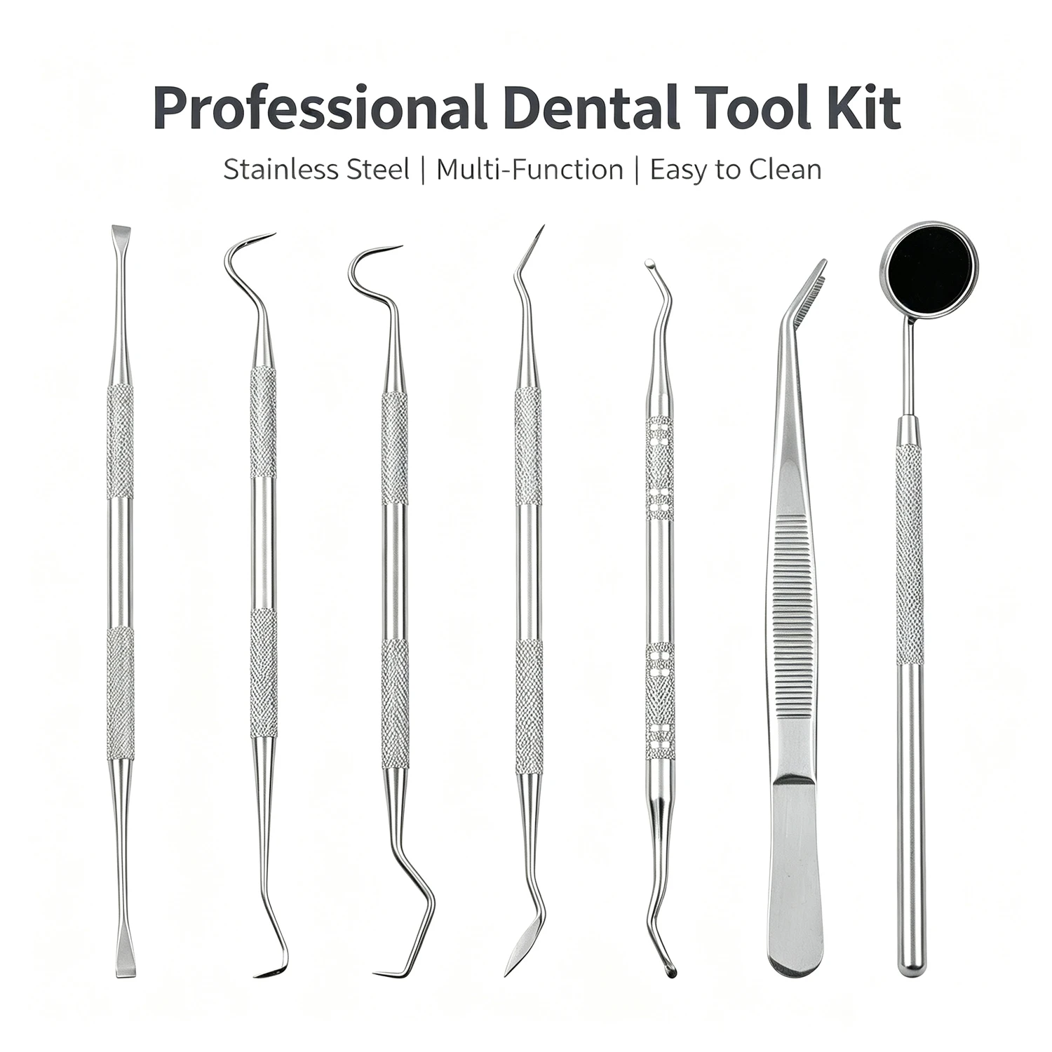 Dental Mirror Probe - 1pc Teeth Cleaning Dental Tools Clean