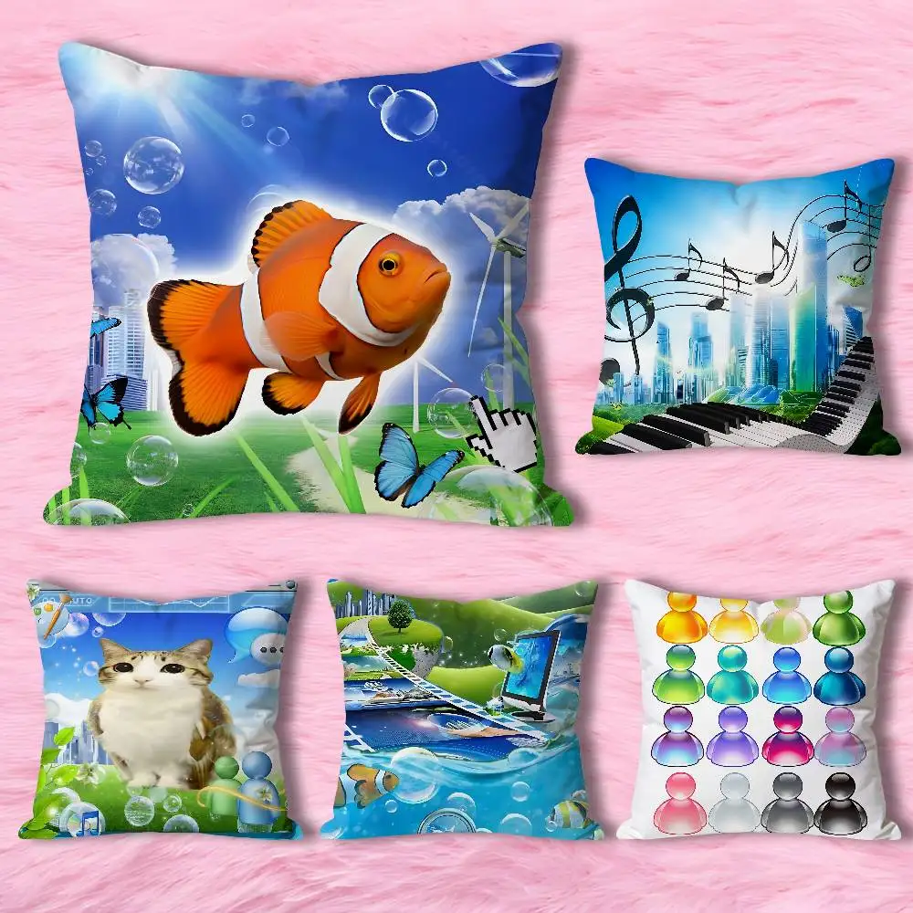 

F-Frutiger A-Aero Art Pillow Cases for Bedroom Living Room Sofa Home Decor Polyester Cushion Cover with Zipper