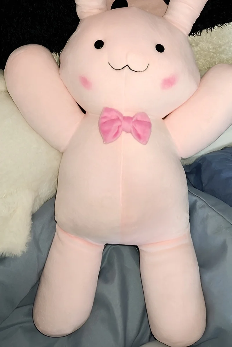 Ouran โฮสต์คลับมิทสึคุนิฮานิโนะดูกะชุดคอสเพลย์ผู้หญิงตุ๊กตาตัวการ์ตูนน่ารักสีชมพู