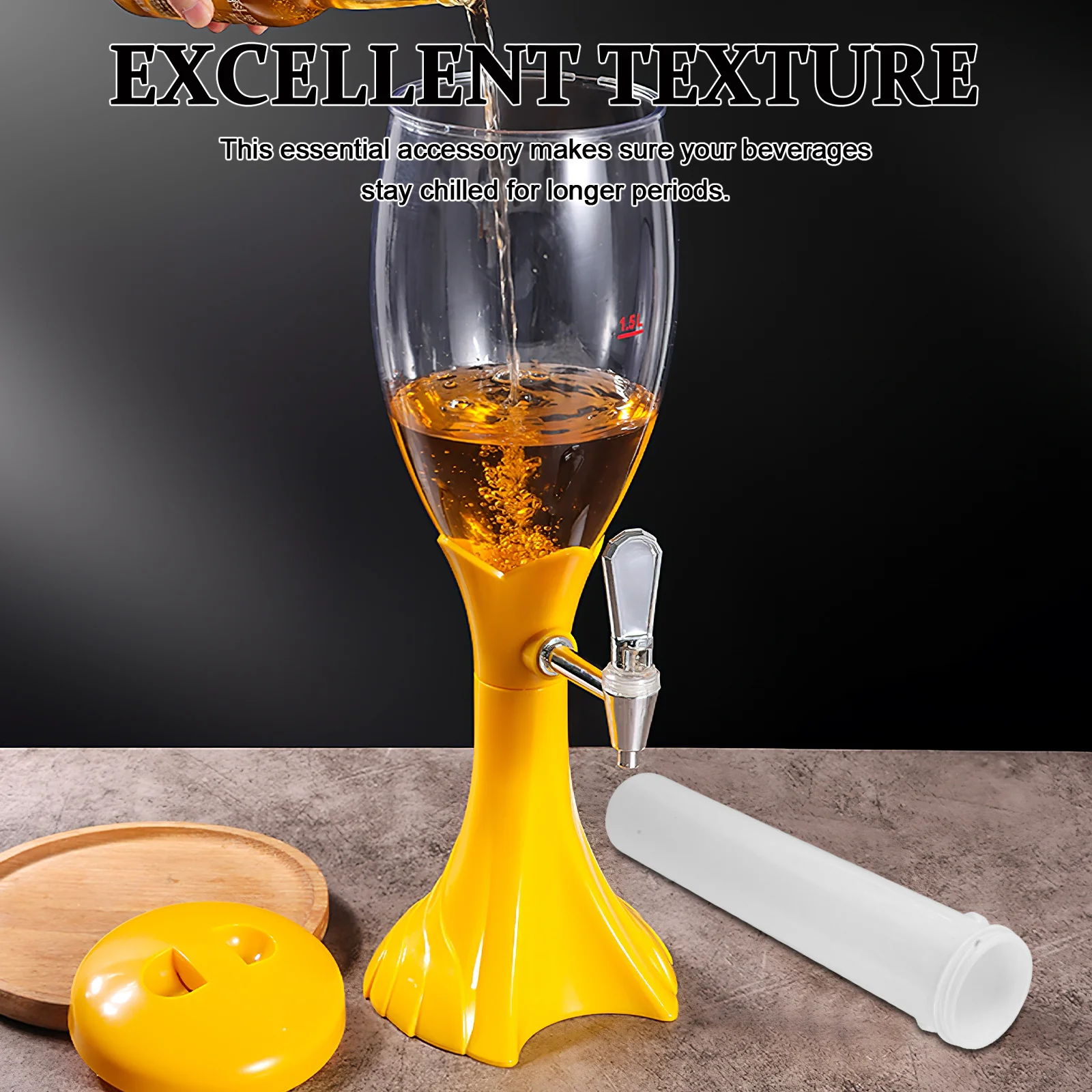 

Beer Tower Ice Tube Replacement Chiller Rod For Beverage Dispenser Fast Cooling Drink Ice Stick For Parties Home Bar