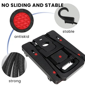 عربة قابلة للطي خفيفة الوزن AIRAJ مع عجلات ، شاحنة يدوية ، سماكة ، مقاومة للاهتراء ، نقل السفر ، أداة مناولة البضائع أفضل 10 مبيعات حقيبة عربة قابلة للطي - رقم 6