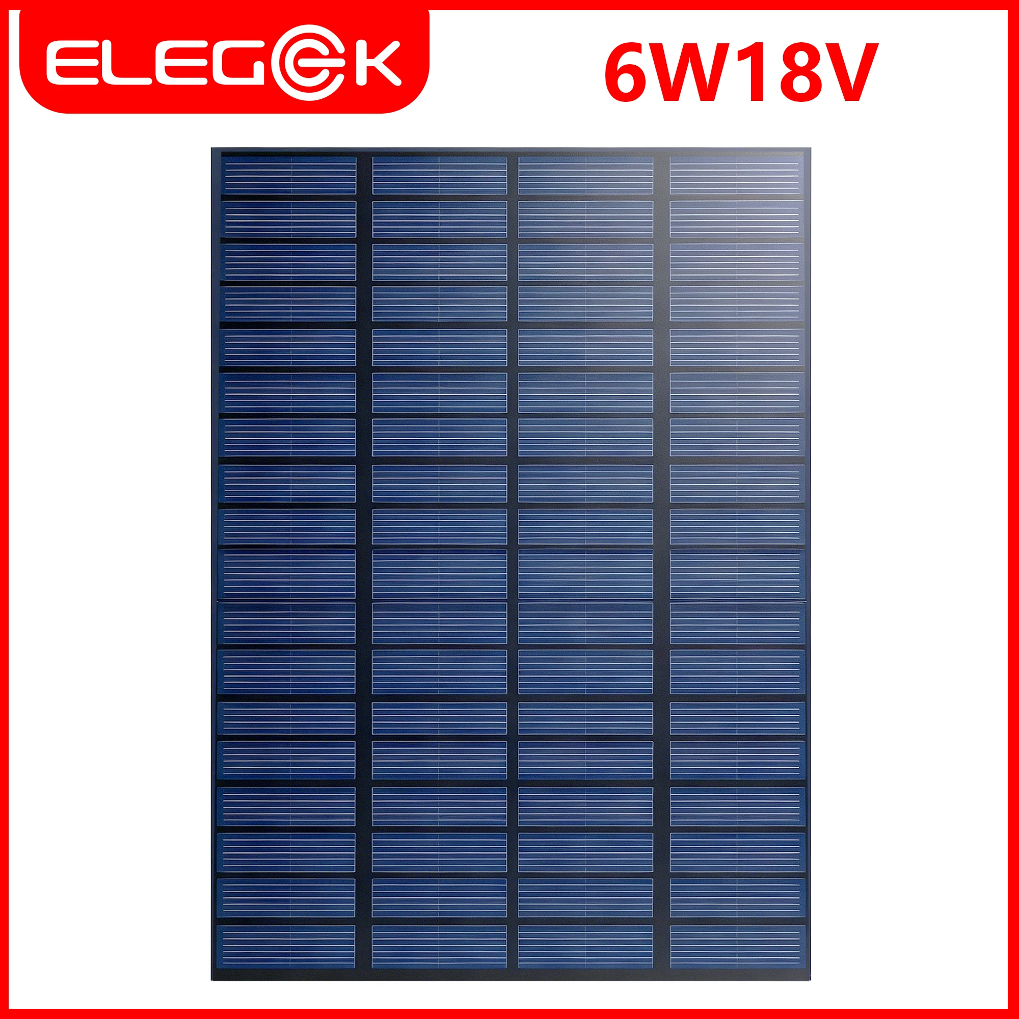 6W 18V Mini Polycrystalline Solar Panels PET DIY Power Generation Board Factory Direct Wholesale Bulk Custom Solar Battery Modul