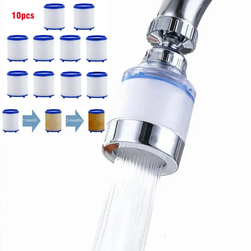 New Faucet Water Filter Remove Chlorine Heavy Metals Filtered Showers Head Soften for Hard Water Bath Filtration Purifier