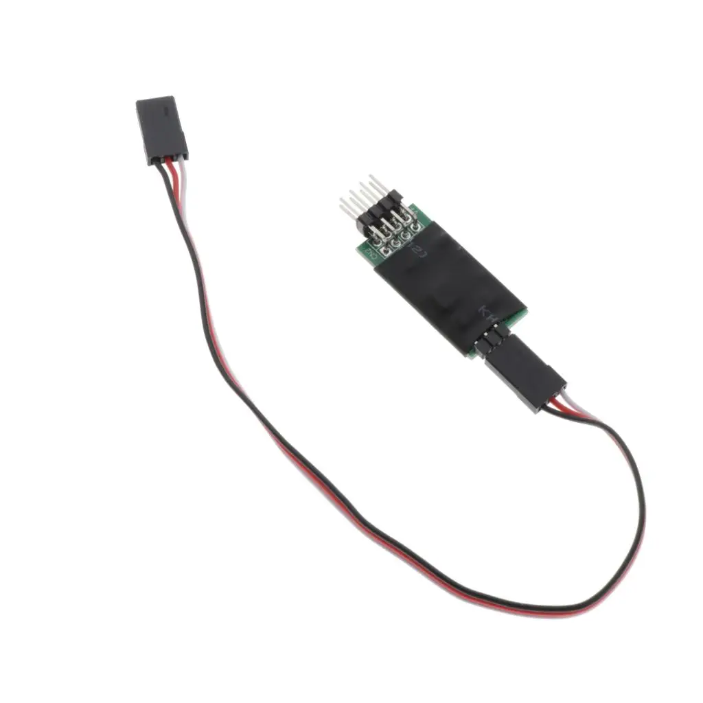 RC Car LED Lights Switch Metal 3 Channel Model Lamp Controller for Universal Receiver Light Upgrade