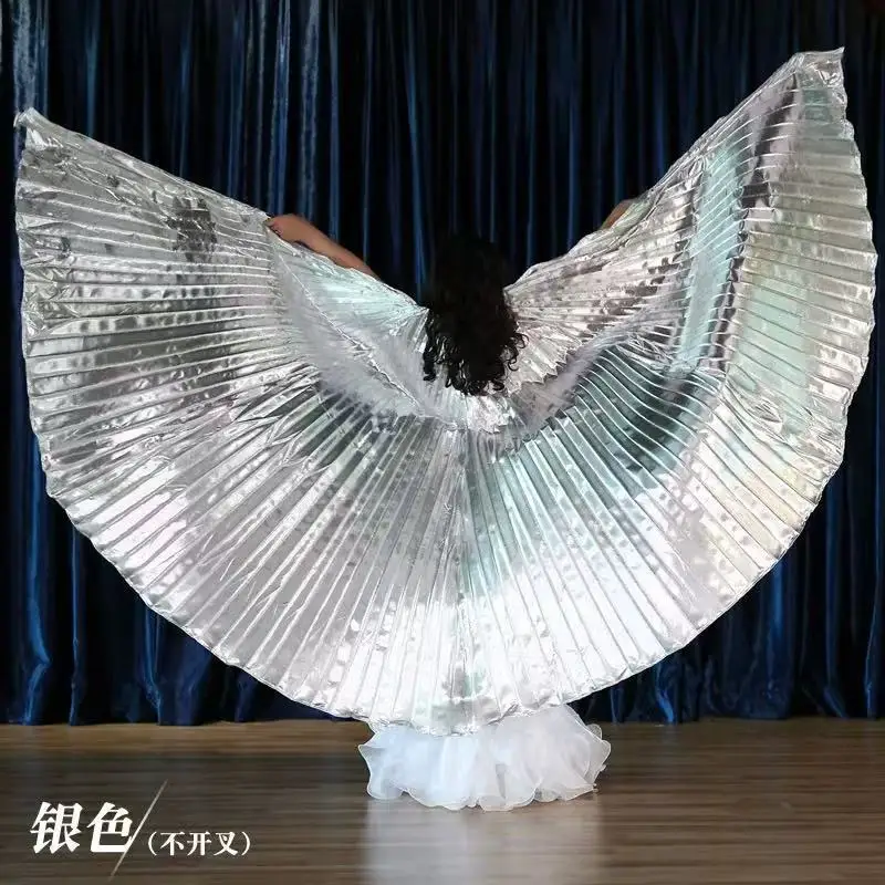 Bauchtanz 360 ° Goldene Flügel Isis-Flügel Zubehör Cosplay Bollywood Orientalischer Ägyptischer Tanz Kinder Mädchen Goldenes Kostüm – Detail 12