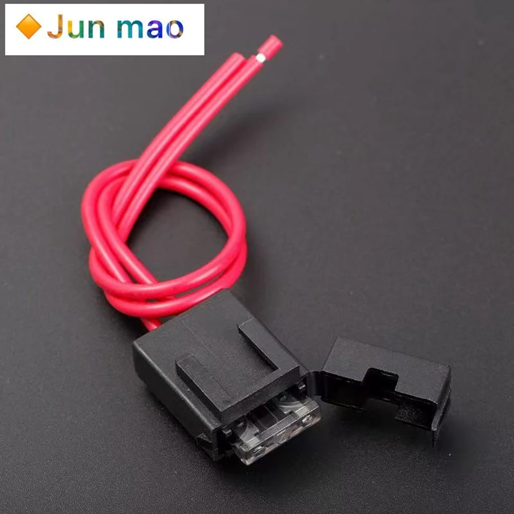 1set ATC Fuse Holder In-line AWG Wire Copper 12V 24V Power Blade with Fuse and Car Blade Fuse 2A 3A 5A 7.5A 10A 15A 20A  35A