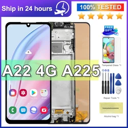 100% Tested New For Samsung Galaxy A22 4G A225 A225F/DS A225M LCD Display Touch Screen Digitizer Replace For Samsung A22 LCD lcd