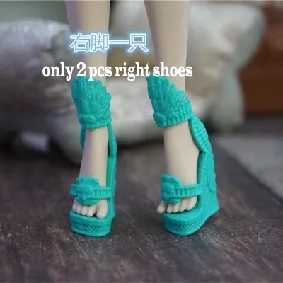 1 bo original monsters high school shoes 1pc DIY  Nude Doll  Draculaura girl Doll House Children Gifts qibaoleyuan tianshi