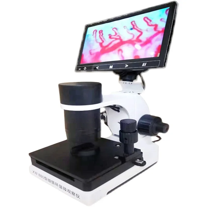 Ultra-high-definition xw880 microcirculation detection microscope, nail fold peripheral vascular flow velocity microscope