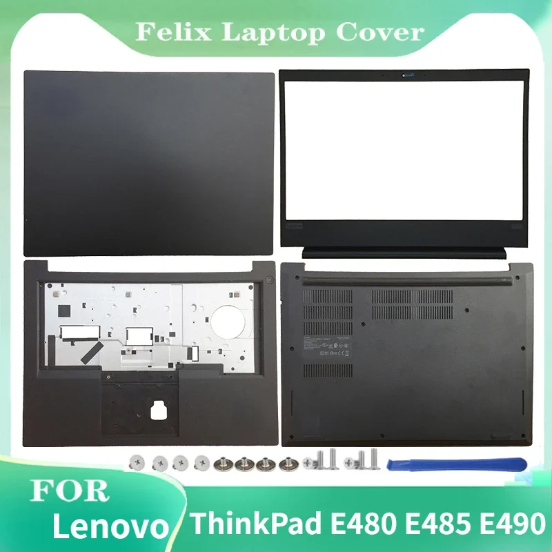 FOR Lenovo ThinkPad E480 E485 E490 LCD Back/Bezel cover/Palmrest/Bottom Base Cover case 01LW152 01LW155 01LW157 01LW161