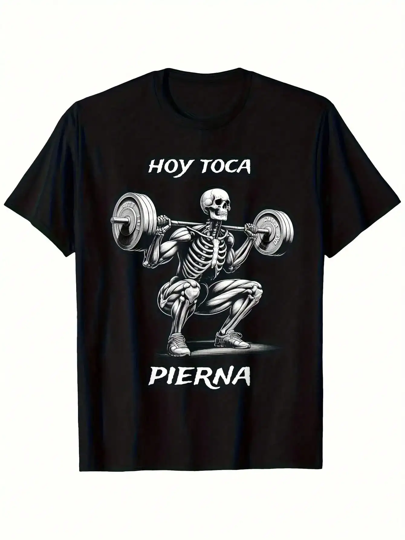 

Unisex Graphic Funny T-shirt (Skeleton) - 100% Cotton - Casual, All-Season
