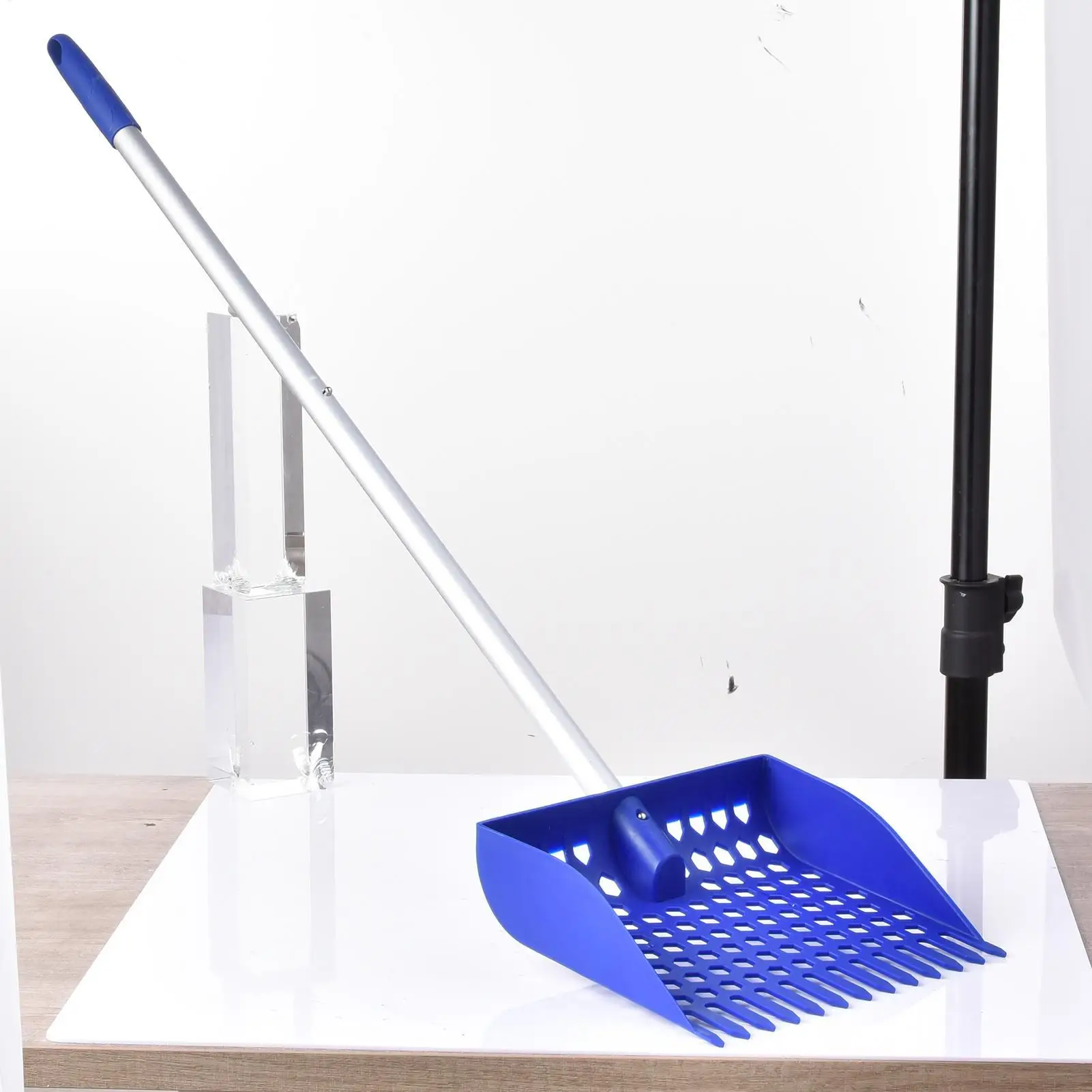 2-in-1 Chicken Manure Shovel And Rake, Used For Cleaning Chicken Adjustable Length Coops And Pet Fecal cleaning For Small Farm