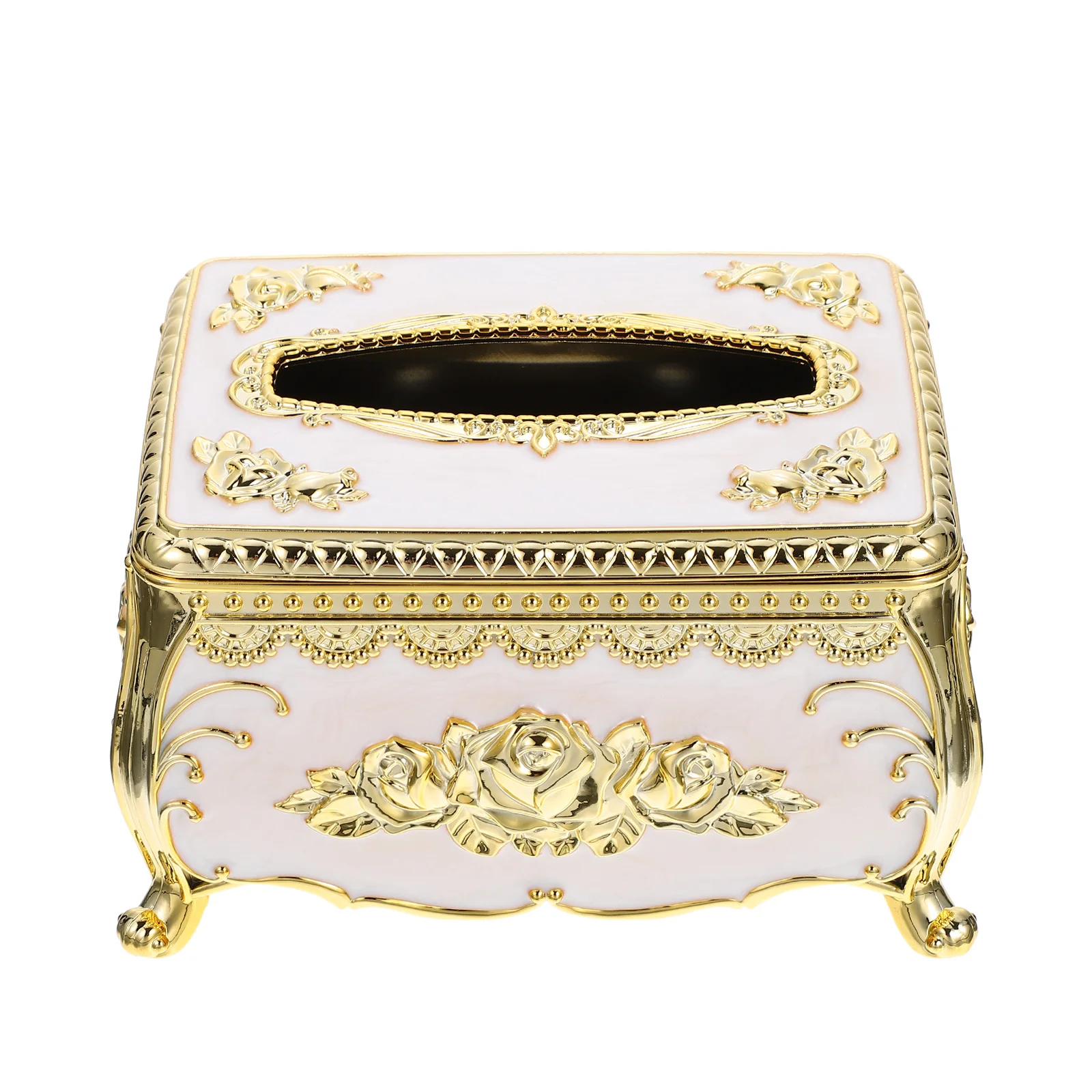 

Zinc Alloy Tissue Box Cover Retro Paper Towel Dispenser For Home Office Car Decor Napkin Holder Desktop Storage