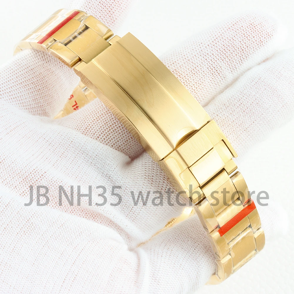 36mm/39mm Watch Case Sapphire Glass Waterproof 20mm Oyster Brushed Bracelet for Datejust NH35 NH36 Movement 28.5mm Dial
