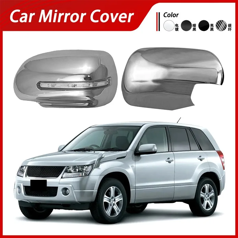 Generic Chrome Car Rearview Mirror Decor Replacement Caps