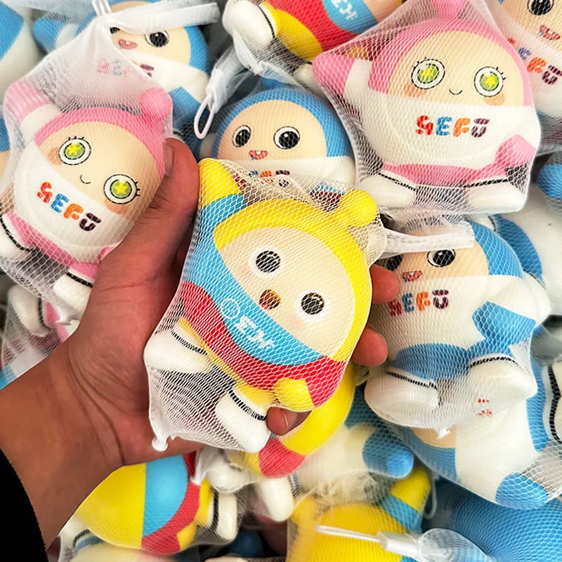 

Cartoon Game Cute Eggy Party Pinch Knead Squeezing Poached Egg Kneading Toy Anti Stress Ball Small Kawaii Gift for Girl