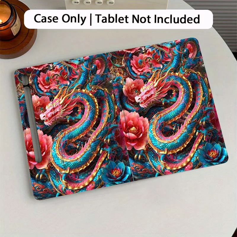 

Модный чехол для планшета с изображением аниме-дракона для Samsung Galaxy Tab S7 S8 S9 S10 FE Plus 12,4 13,1 дюймов