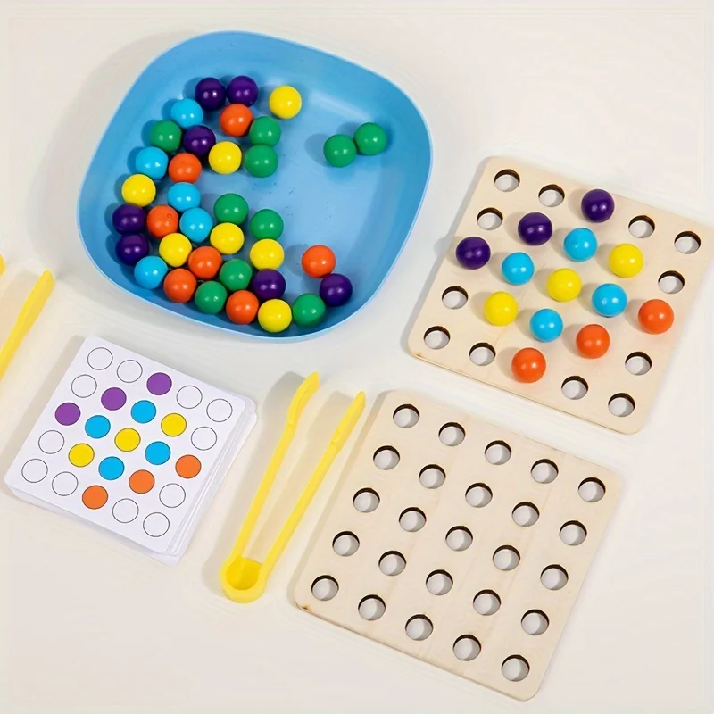 Bead Pick Battle Game, Develop Children Motor Skills, Parent Child Board Game, Cute Ideal Gift for Halloween and Christmas