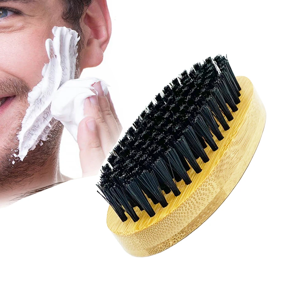 

Luxury Deep Cleaning Shaving Brush Facial Brush/Exfoliating Dry Skin-Natural Bristles Scrub Massage Brush/Improving Skin Health