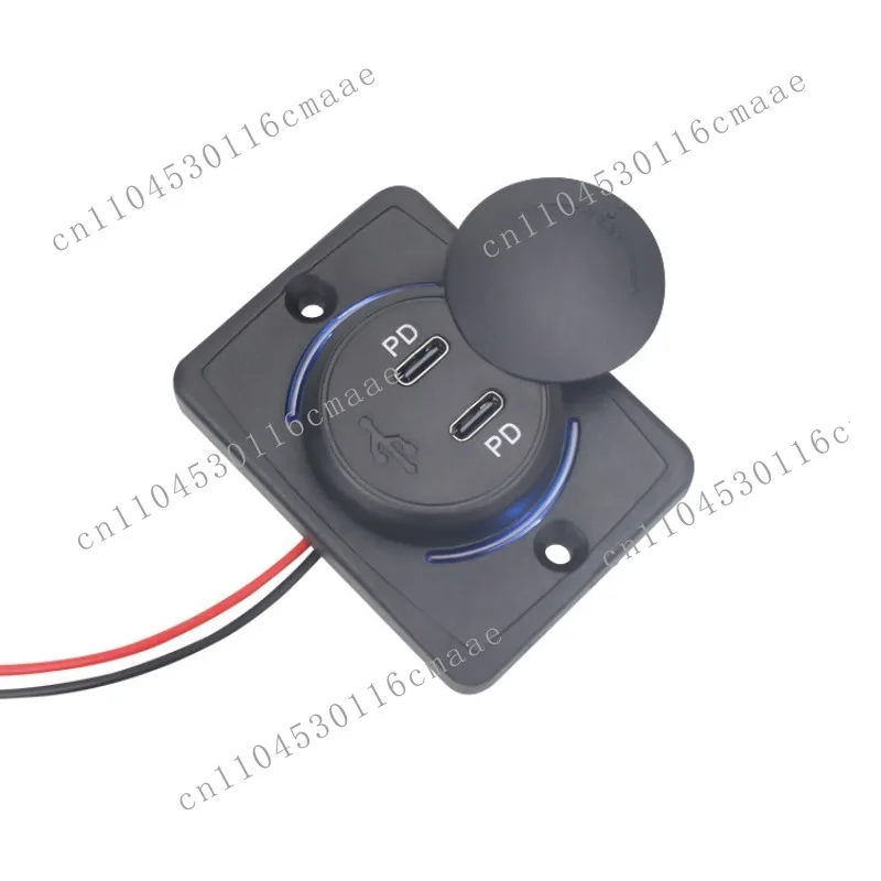 48W modified car mobile phone charger Type-c fast charging QC3.0