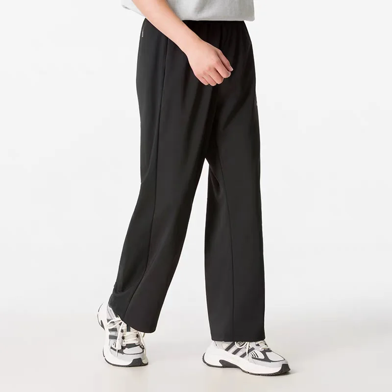 Adidas Woven Wide-leg Men's Pants Outdoor Sports Running Breathable Loose Straight Trousers KG5744