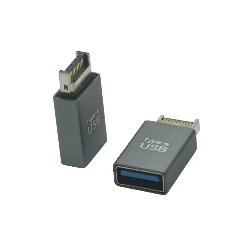 USB 3.1 Front Panel Header Type E to USB C Type C Expansion Cable Adapter Connector for Desktop Computer Motherboard Plug