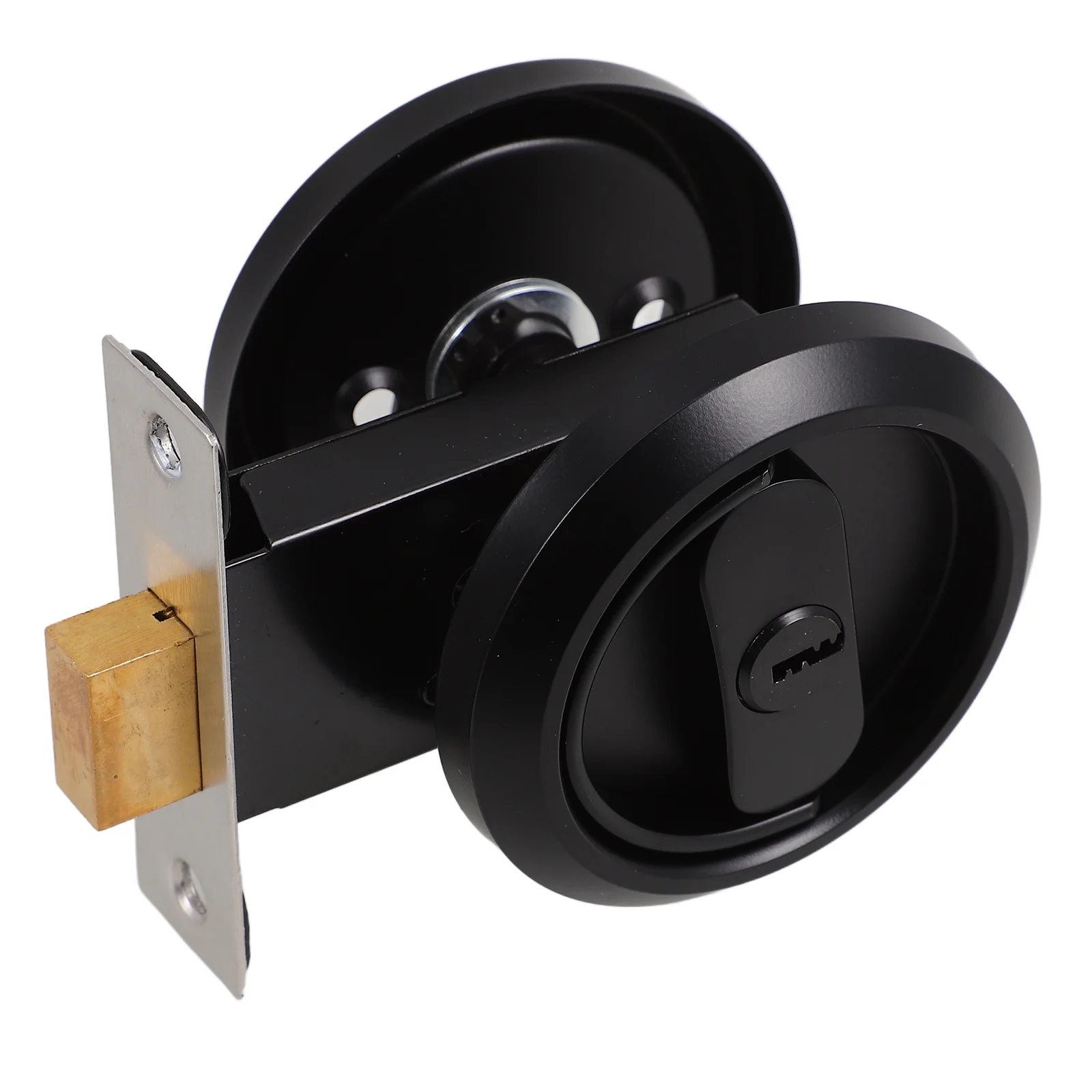 隠しドアロック 304 ステンレス鋼 目に見えないポケットドアロック プライバシーラッチ 寝室 バスルーム キッチン オフィス セキュリティ用