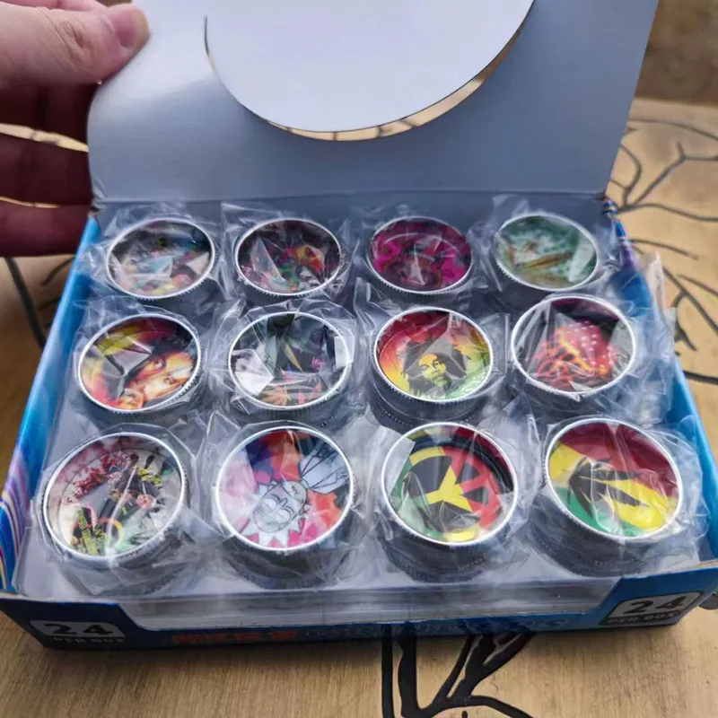 2 Layer Tobacco Grinder Smoke Cutter Cigarette Crusher Crank Leaf Spice Herb Muller Machine Tobacco Shredder Smoking Accessories