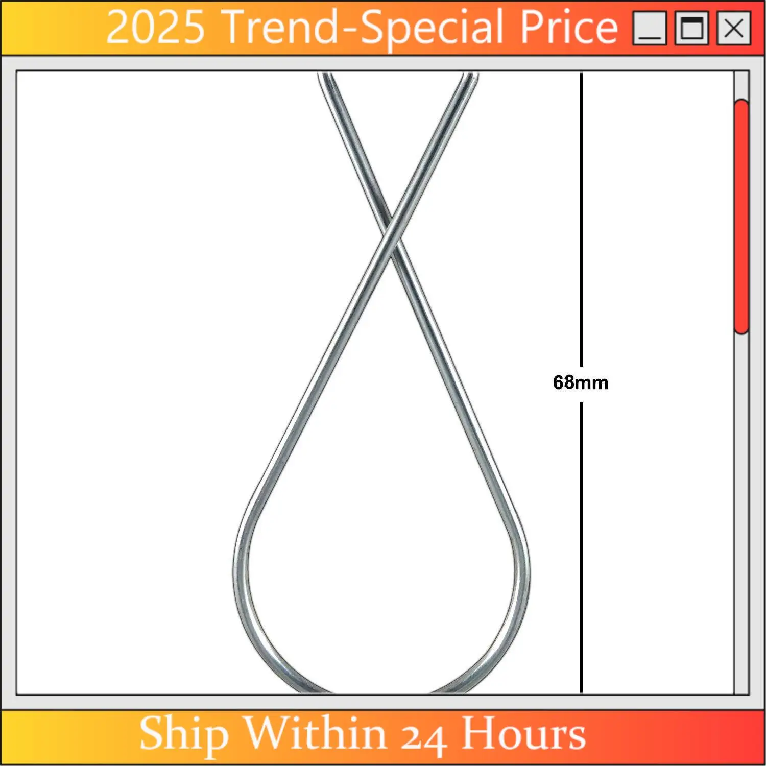 AA64 Ceiling Hooks (Set Of 100) - Drop Ceiling Clips Perfect For Wedding Decorations And Classroom Decorations - T-Clip Compatib