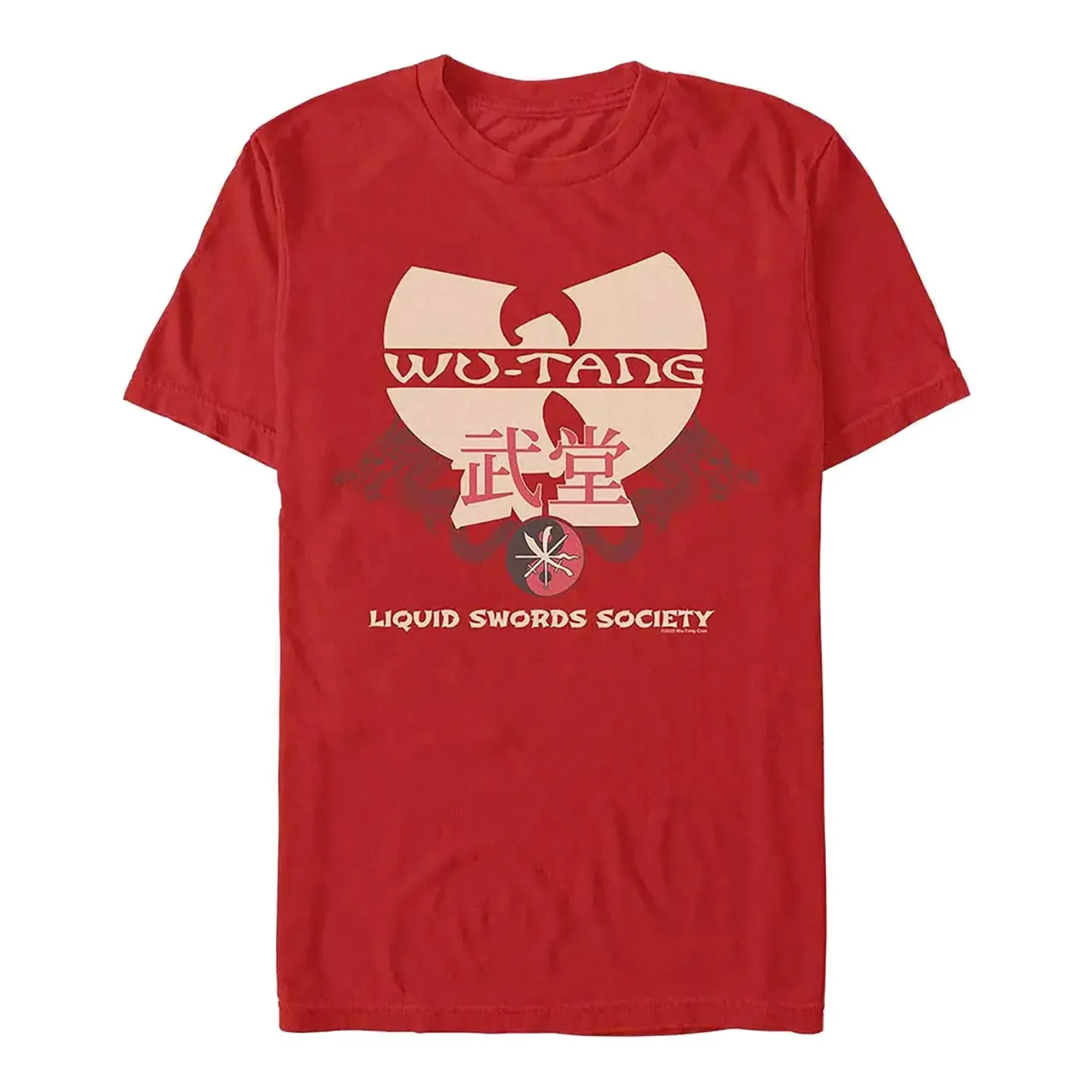 Top Summer Wu-Tang Clan Hip Hop Group American Retro Loose Short-Sleeved T-Shirt for Men and Women