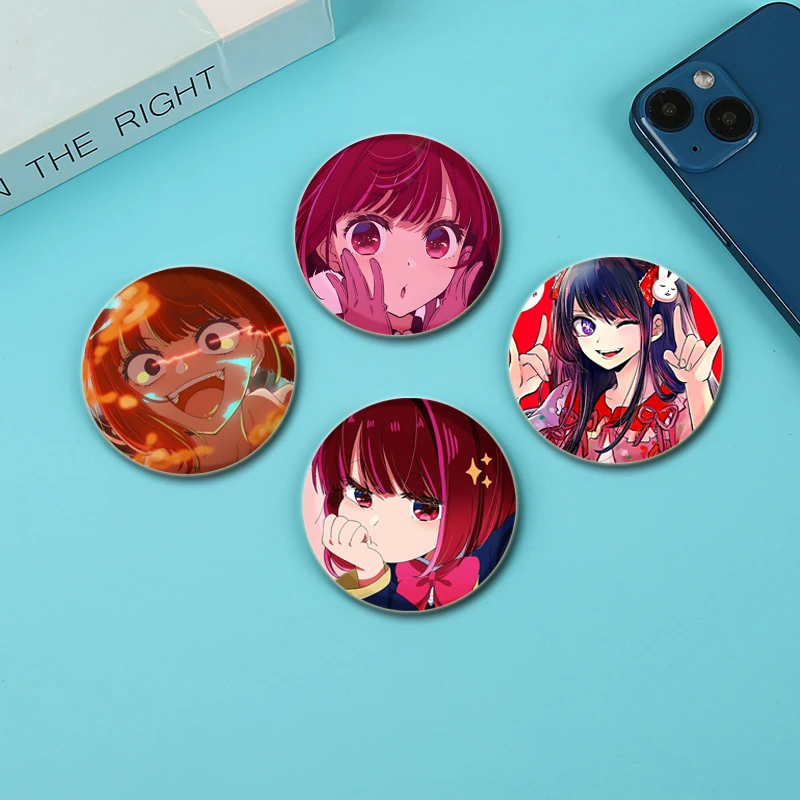 Ai Hoshino Ruby Hoshino Akane Kurokawa Cartoon Figure Badge Anime Cute Cosplay Exquisite Enamel Pins for Backpack Clothes Gifts