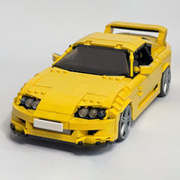 1566PCS Sports Car Series Toyotases Supra MK4 Authentic Replica Moc Diy Building Blocks Birthday Toys Gift for Car Enthusiasts