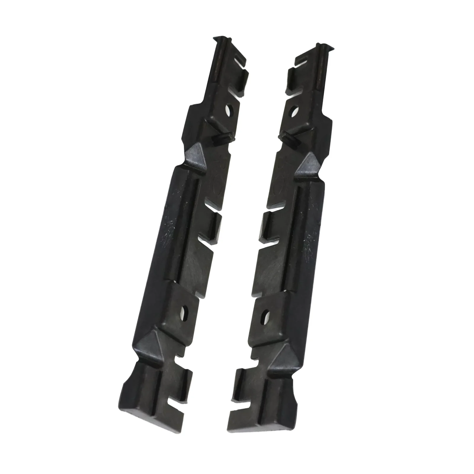 Two Piece Set of Front Plastic Bumpers Designed Specifically for Fiat Five Hundred from Year Two Thousand Twelve to Fifteen