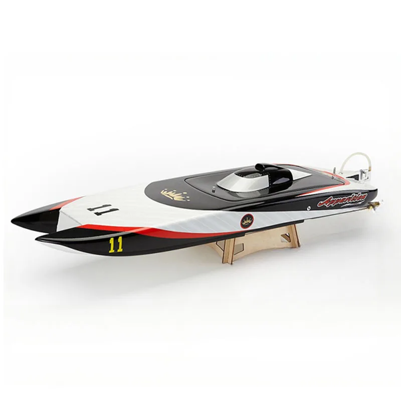 RC Catamaran Electric Remote Control Racing Speedboat Model Toy Gift Dual Motor Cat Boat Model Brushless Electric Boat Model