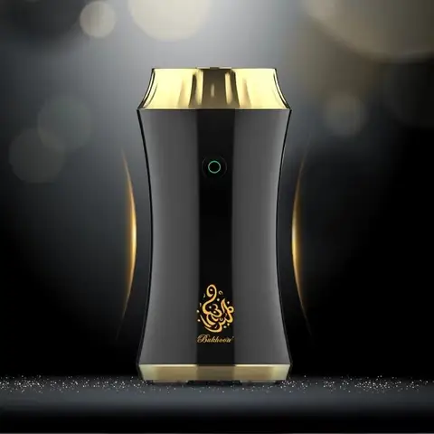 중국어 작은 남자 허리 Bakhoor 향 버너 USB 충전식 전기 아로마 디퓨저 휴대용 아라비아 콘 향로