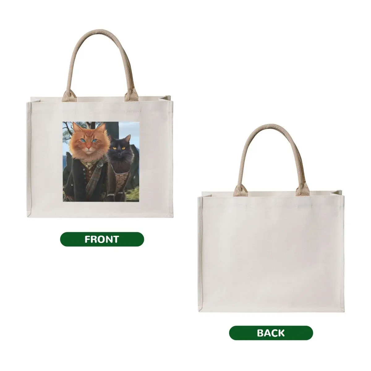 Meowtlander Tote Bag tote bag women cute tote bag canvas bags