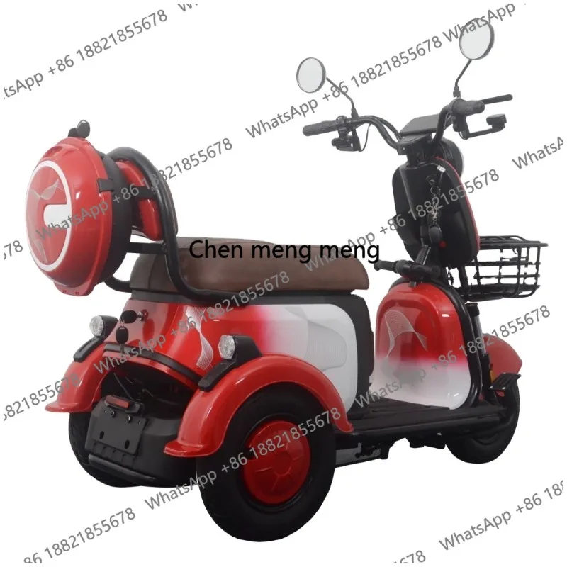 

Высококачественный электрический трицикл DD 500 Вт, моторизованный трехколесный велосипед для взрослых