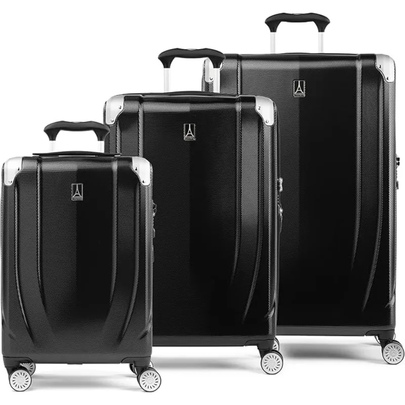 Travelpro Pathways 3 Hardside Expandable Luggage, 8 Spinner Wheels, Lightweight Hard Shell Suitcase 3 Piece Set (21/25/28)