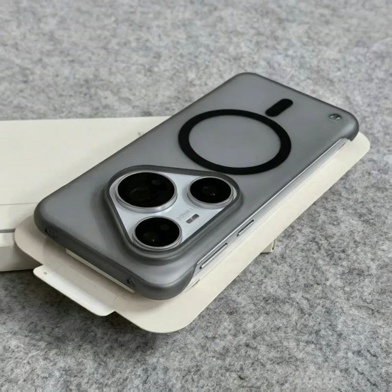 Huawei Mate 60 - Capa Magnética Transparente Ultrafina Original para