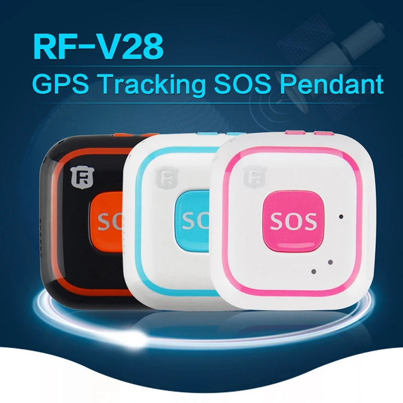 REACHFAR RF-V28 Two Way Calls SOS Fall Alarm Kids GPS Mini Locator 2G GSM Real Time Tracking Handheld Tracker