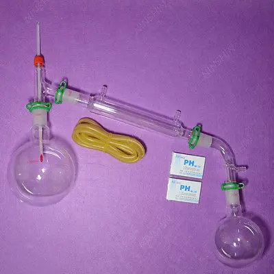 

1000ml Glass Distillation Apparatus,24/40 Joints,Chemistry Lab Glassware Unit