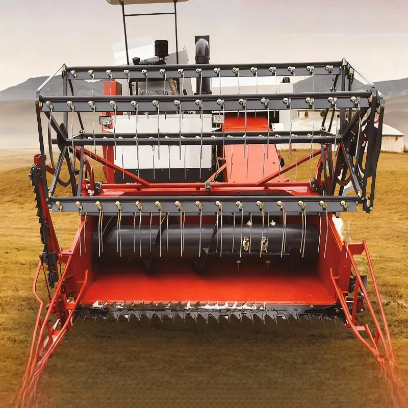 Customizable Mini Harvester and Rice Combine Harvester with One-year Warranty, Factory Direct Sales.