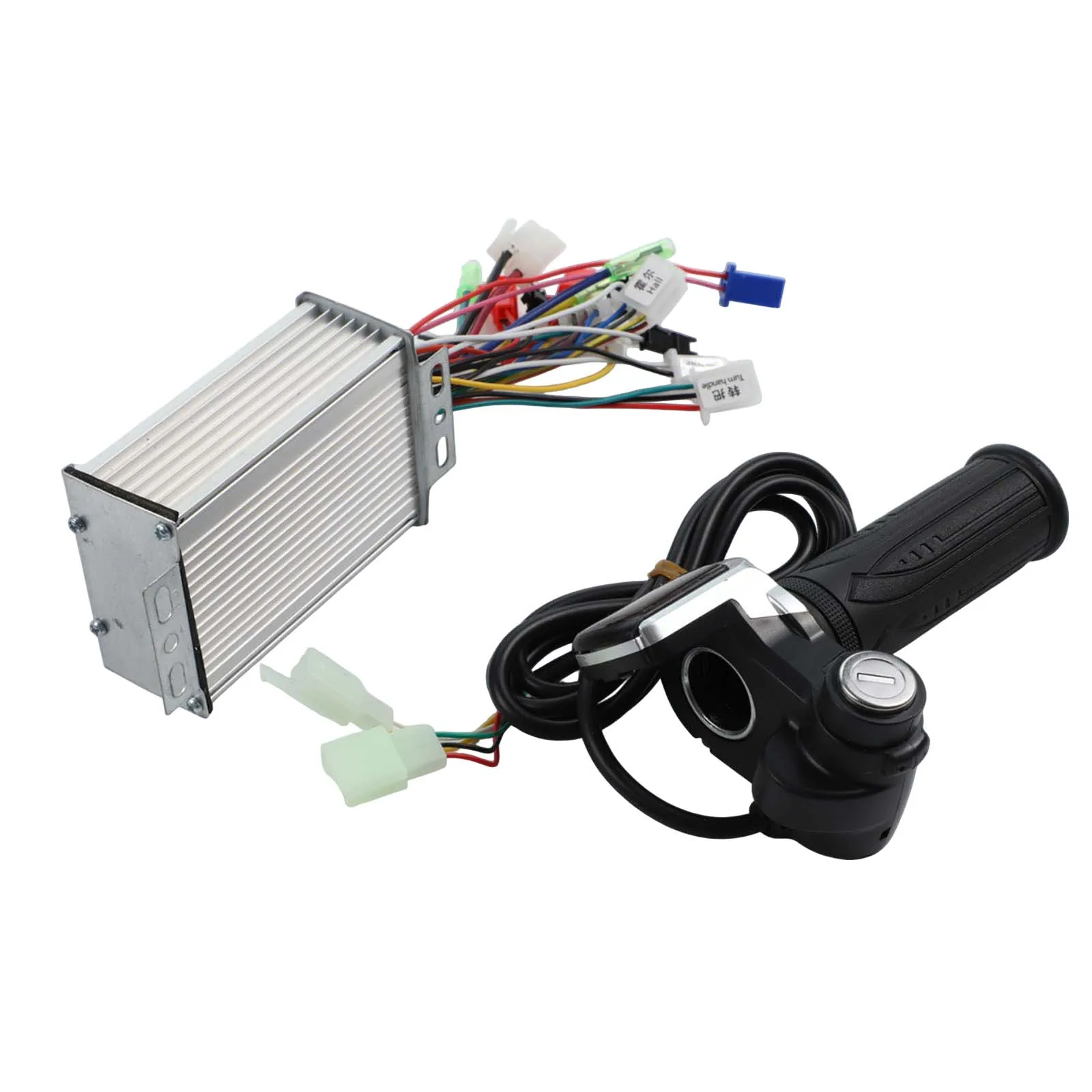 

Brushless Motor Controller LCD Throttle Display Ebike Upgrade Aluminum Alloy Construction For 36V 48V Battery 100x65x33mm